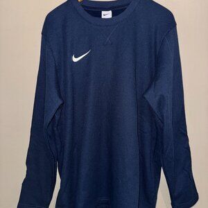Nike Swoosh Waffle Knit Club Football Coach Sideline Navy Mens XL DV6750-419 NEW